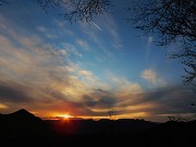MONTE CASTELLO da Valpiana di Serina con spettacolare tramonto il 15 dicembre 2025 - FOTOGALLERY